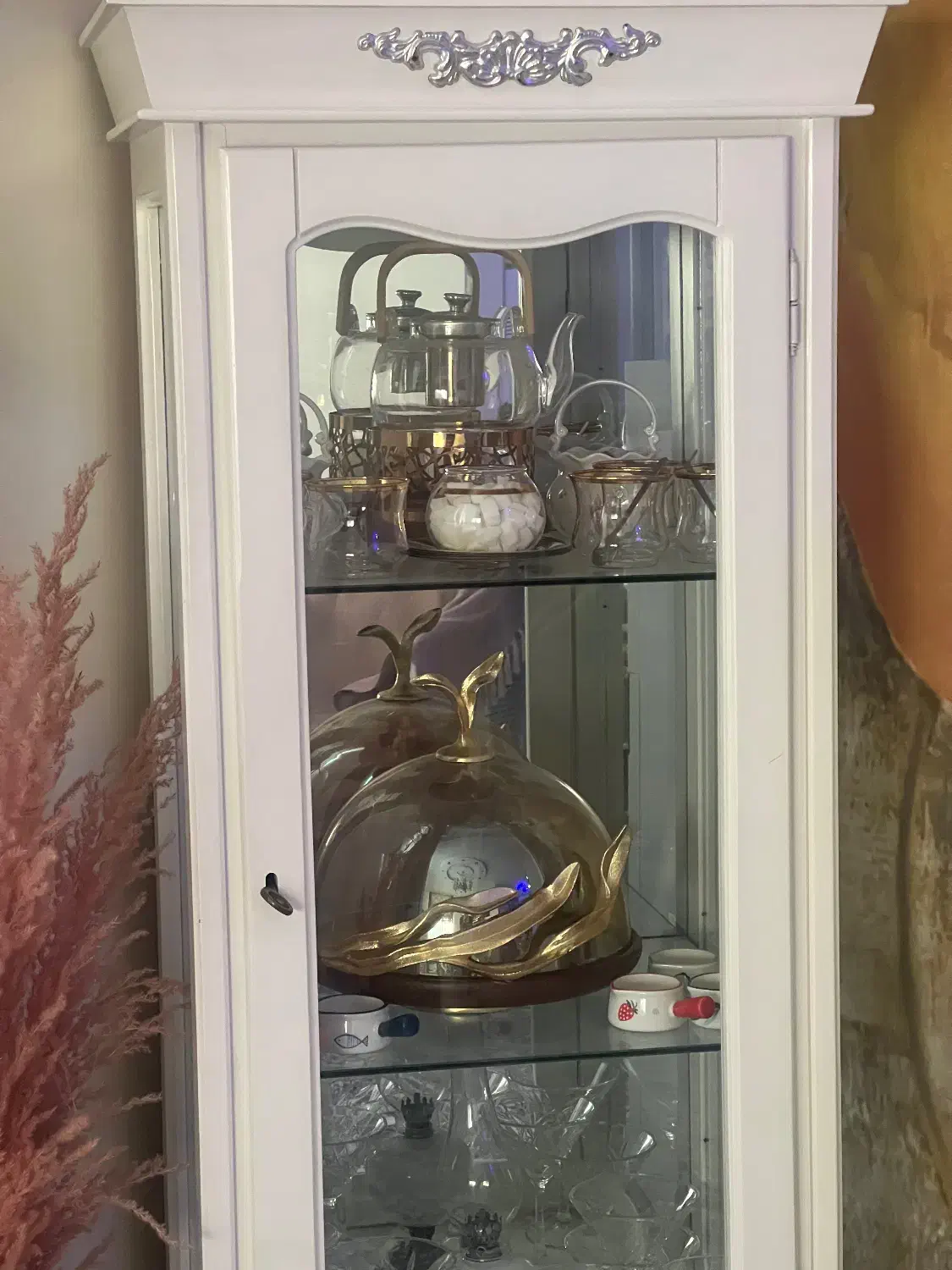 ویترین سفید تمام چوب با دوکشو|بوفه، ویترین، کنسول|تهران, وحیدیه|دیوار