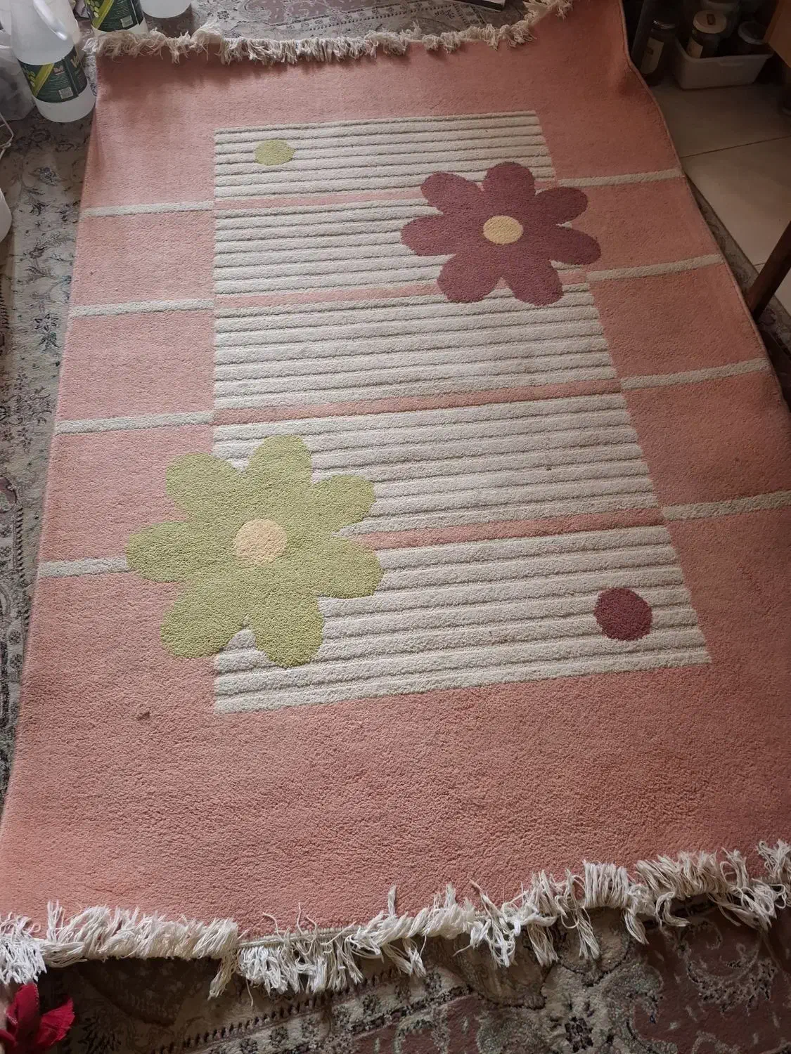 فرش ماشینی 3 متری و 5 متری کاملا سالم|فرش|ساری, |دیوار