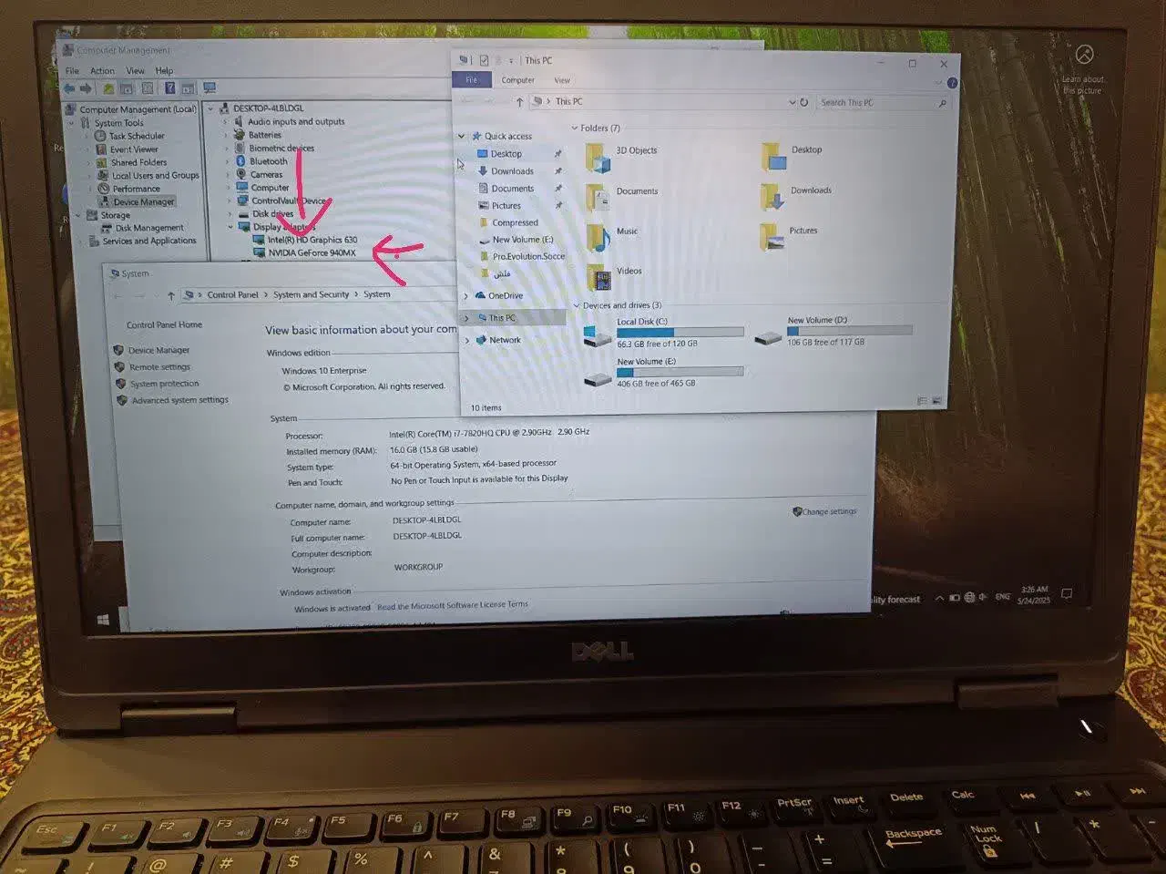 لپتاپ دل|رایانه همراه|شاهرود, |دیوار