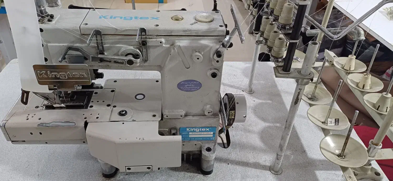 چرخ کشدوز ۱۲سوزنه ۳نواردوز کنتکس|چرخ خیاطی و ریسندگی|اسلامشهر, شهرک واوان|دیوار