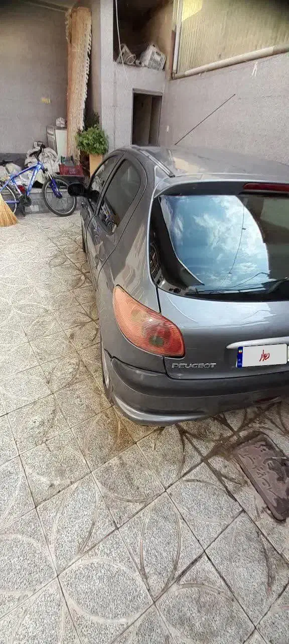 پژو ۲۰۶ تیپ ۲ مدل ۸۶|خودرو سواری و وانت|هشتگرد, گلسار|دیوار