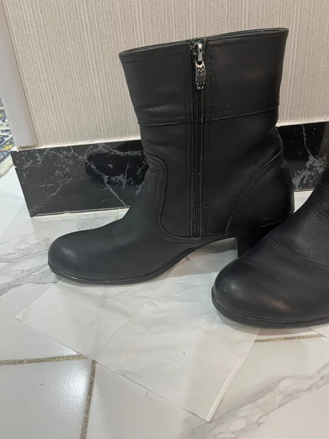 نیم بوت چرم|کیف، کفش، کمربند|کرمانشاه, |دیوار