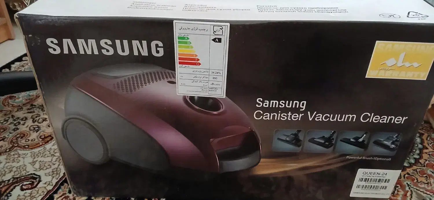 جاروبرقی سامسونگ ۲۴۰۰ وات|جاروبرقی، جارو شارژی، بخارشو|اسلامشهر, شهرک قائمیه|دیوار