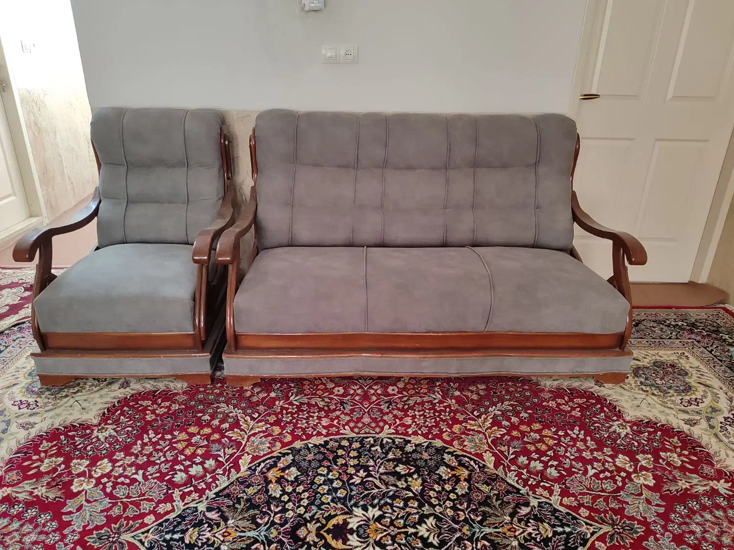 مبل راحتی 7نفره|مبلمان خانگی و میز عسلی|اشکذر, |دیوار