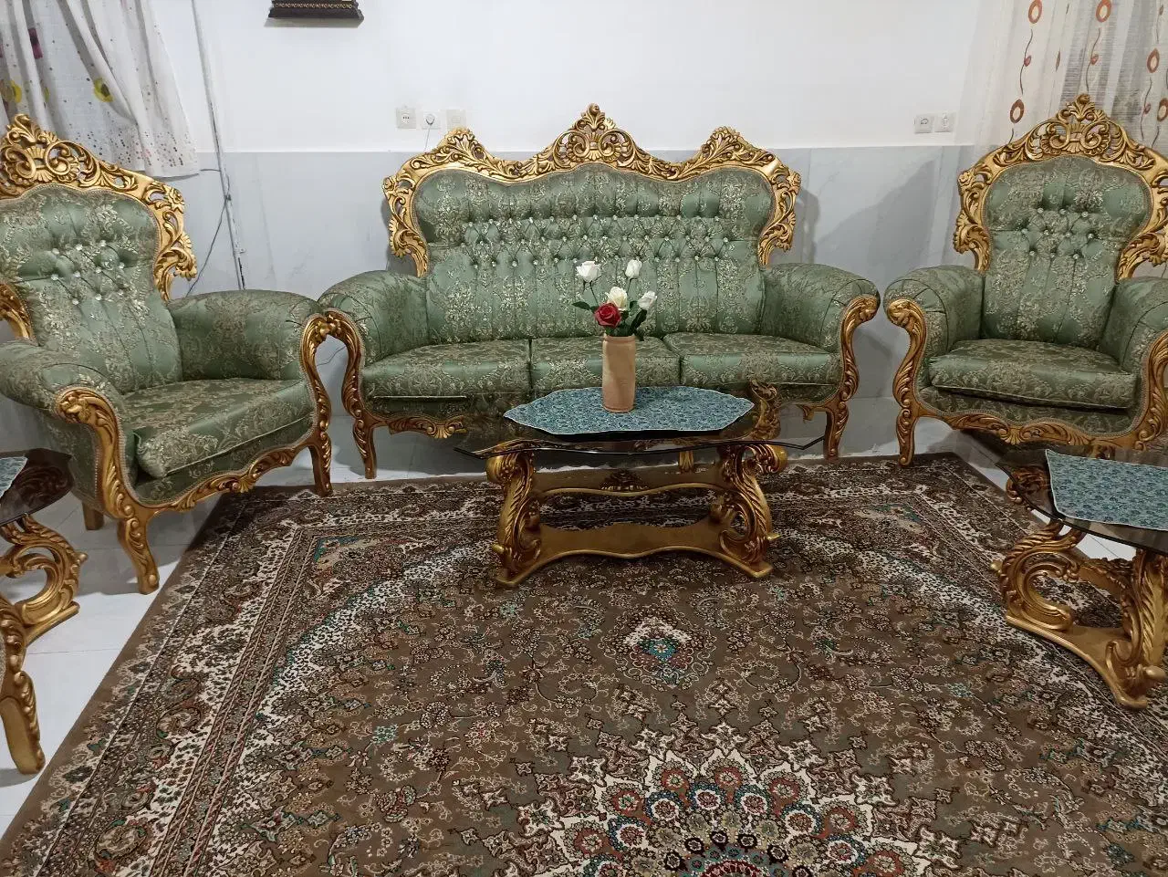 مبل سلطنتی فروش فوری|مبلمان خانگی و میز عسلی|قوچان, |دیوار