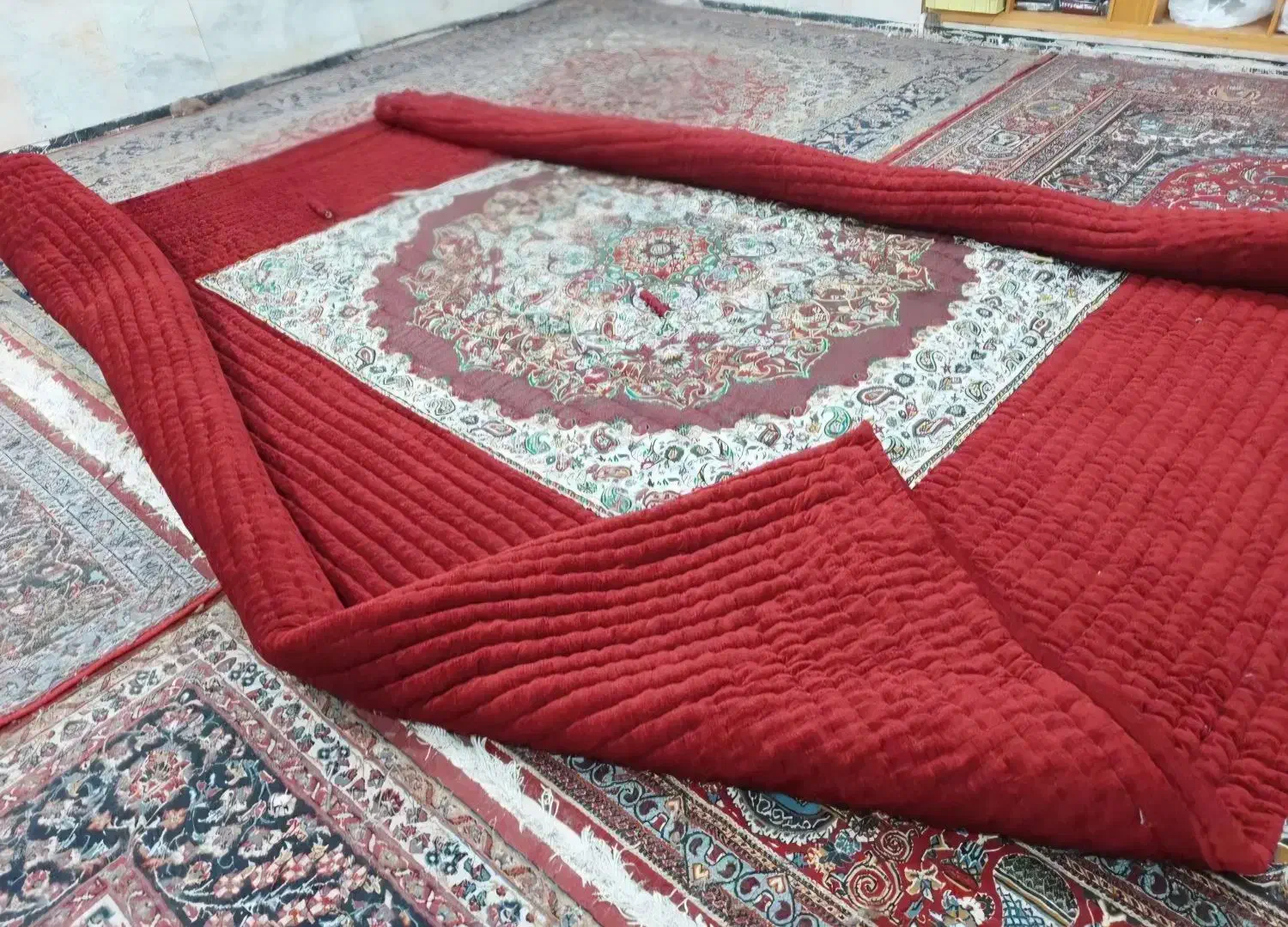 لحاف کرسی جلاله 3.4 در 3.4 متر سفارشی بالوازم کامل|رختخواب، بالش، پتو|تهران, شهید رجایی|دیوار