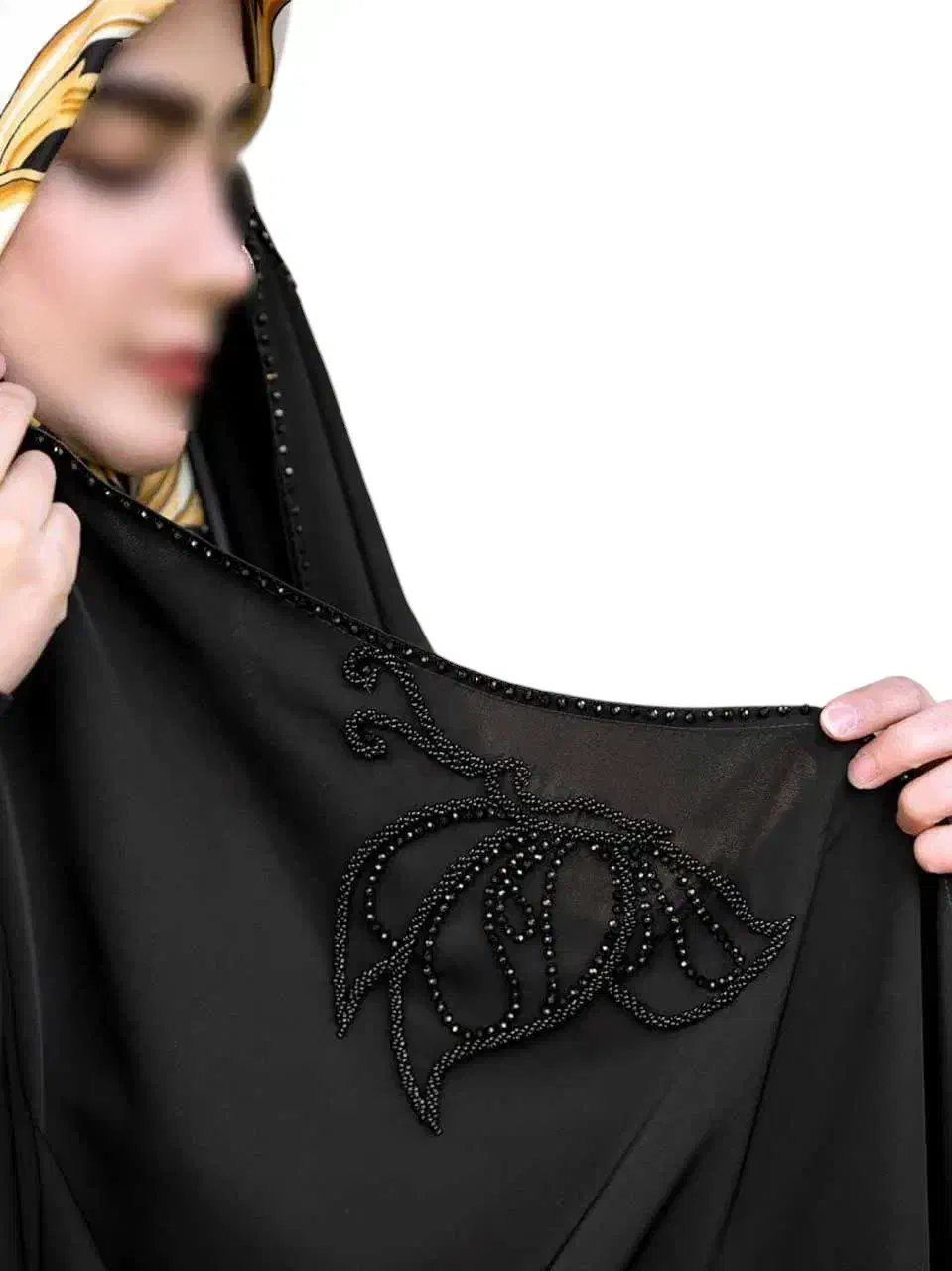 چادر مشکی عربی جواهردوزی پروانه(تنوع پارچه)کد12062|لباس|خرم‌آباد, |دیوار