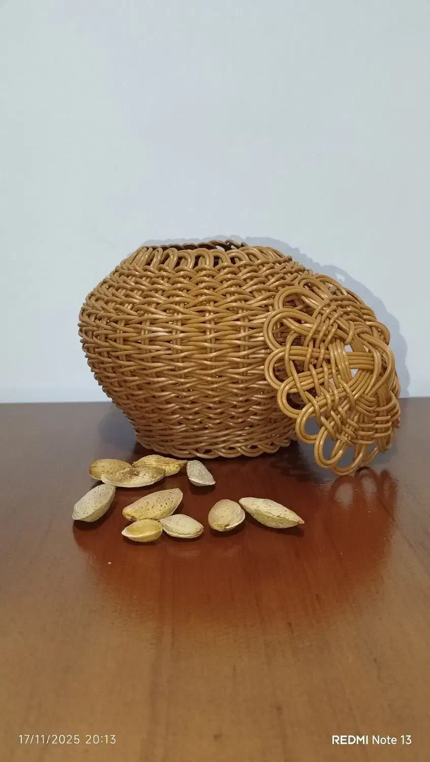 سبد حصیری|صنایع دستی و سایر لوازم تزئینی|مهاجران, |دیوار