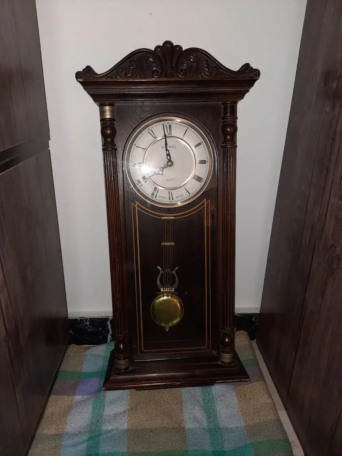 ساعت دیواری چوبی سیکو|ساعت دیواری و تزئینی|تهران, سعادتآباد|دیوار