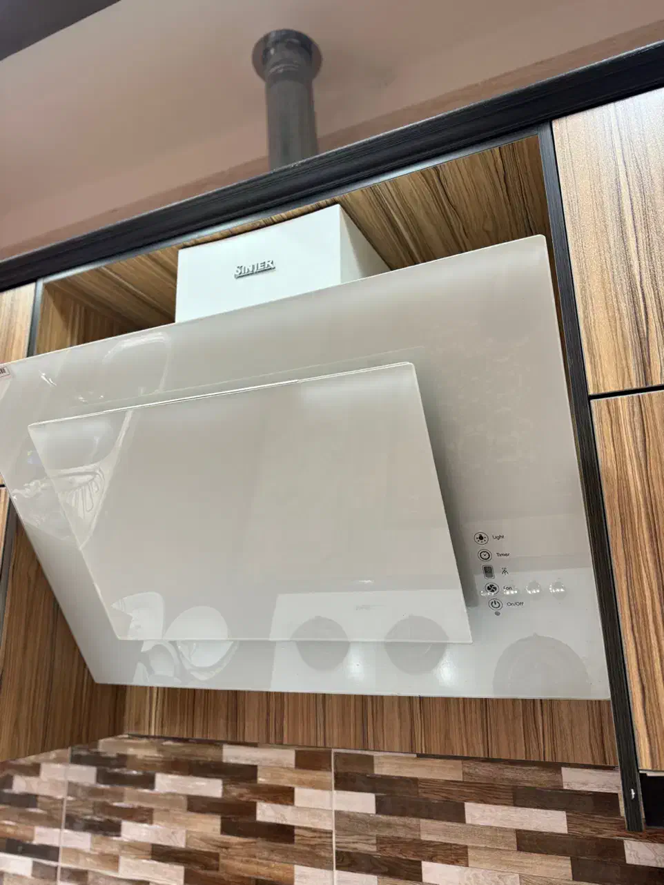 هود شیشه ای سفید|هود|رشت, گلسار|دیوار