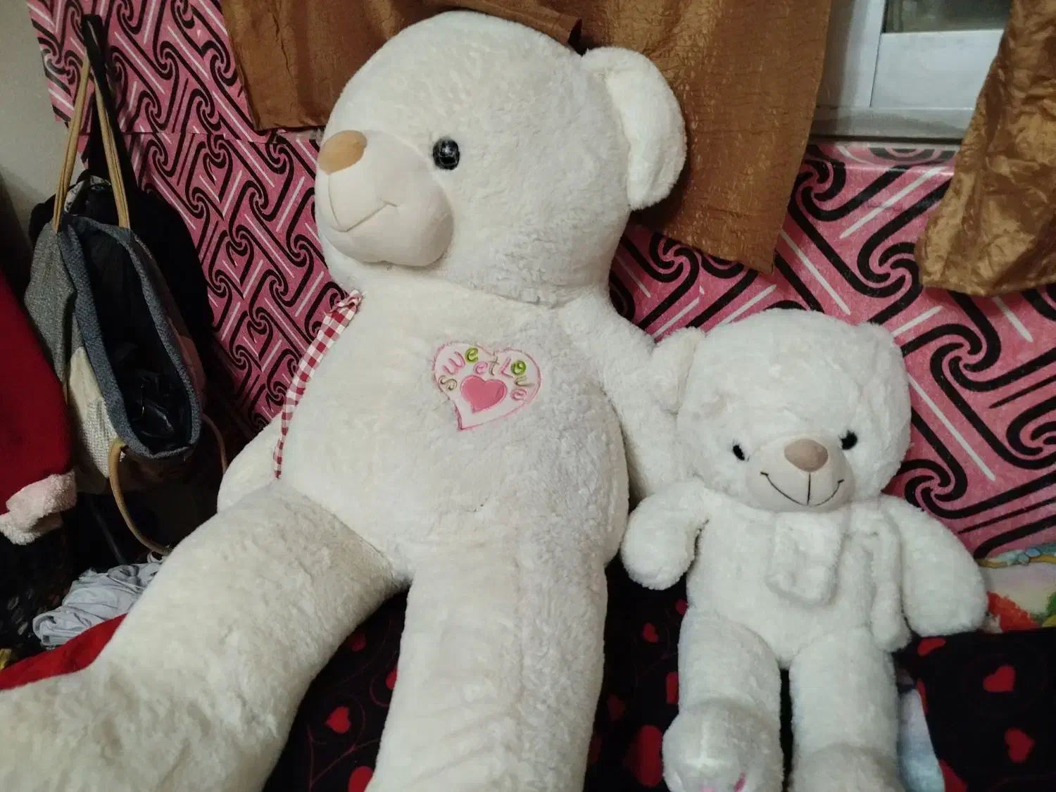 دو عدد خرس بزرگ و کوچک|اسباب‌‌بازی|مبارکه, |دیوار