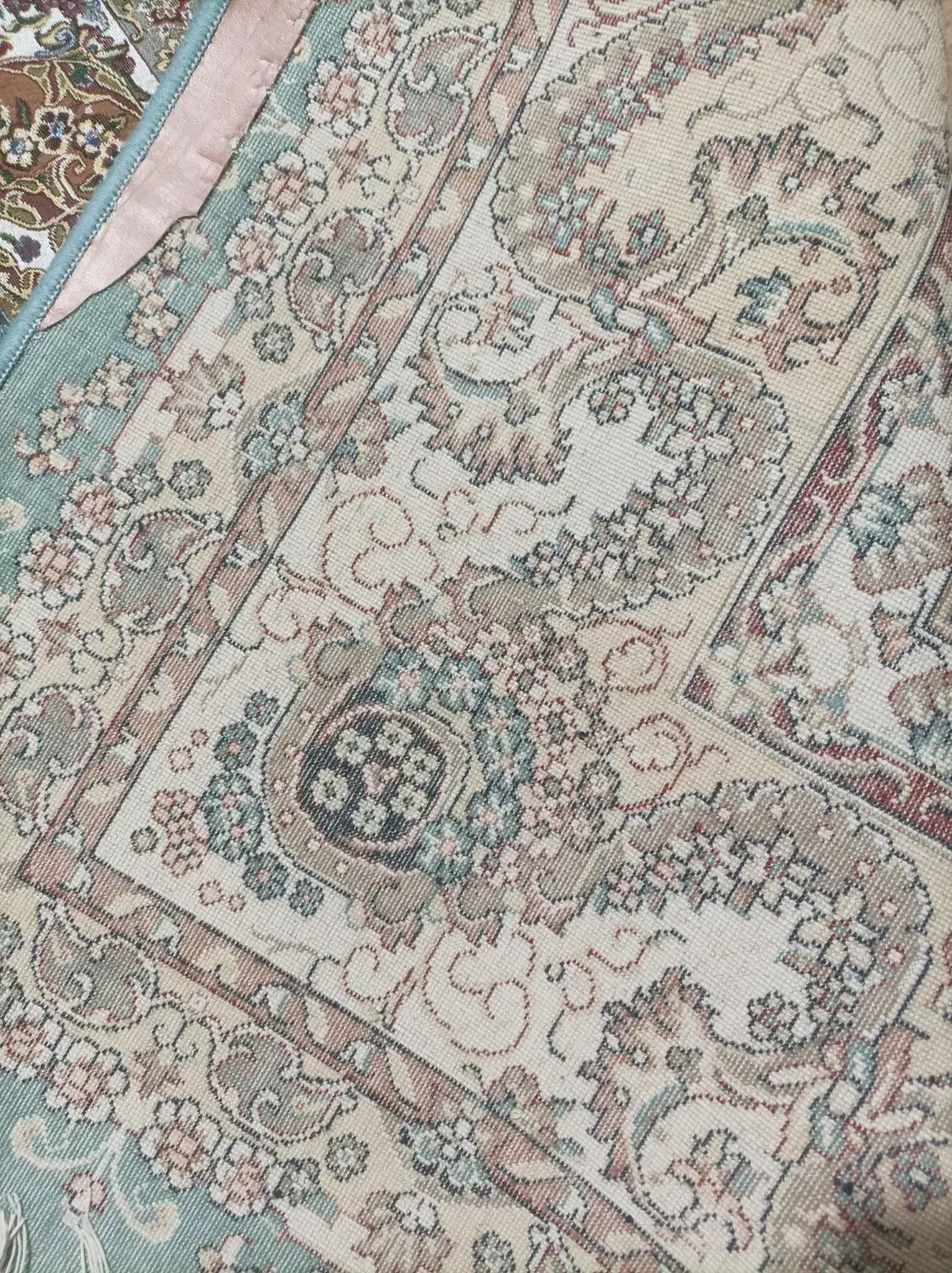 فرش فیروزه ای کاشان|فرش|چناران, |دیوار