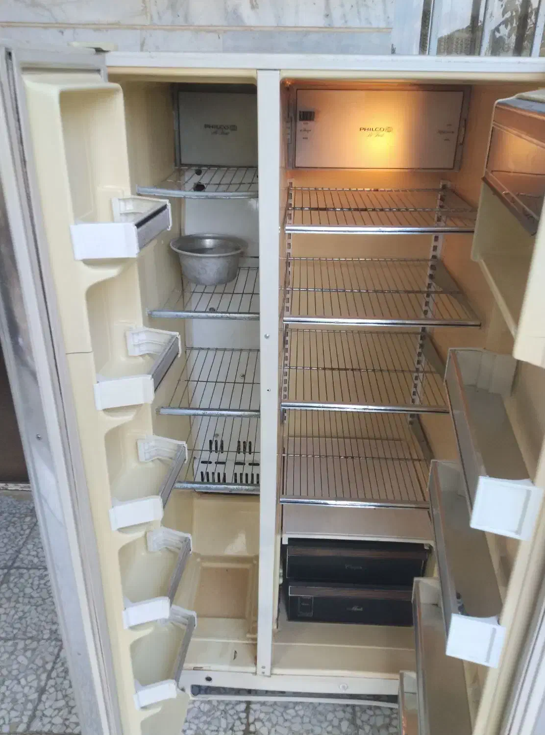 فیلکو اصل قدیمی امریکایی|یخچال و فریزر|هشتگرد, هشتگرد قدیم|دیوار