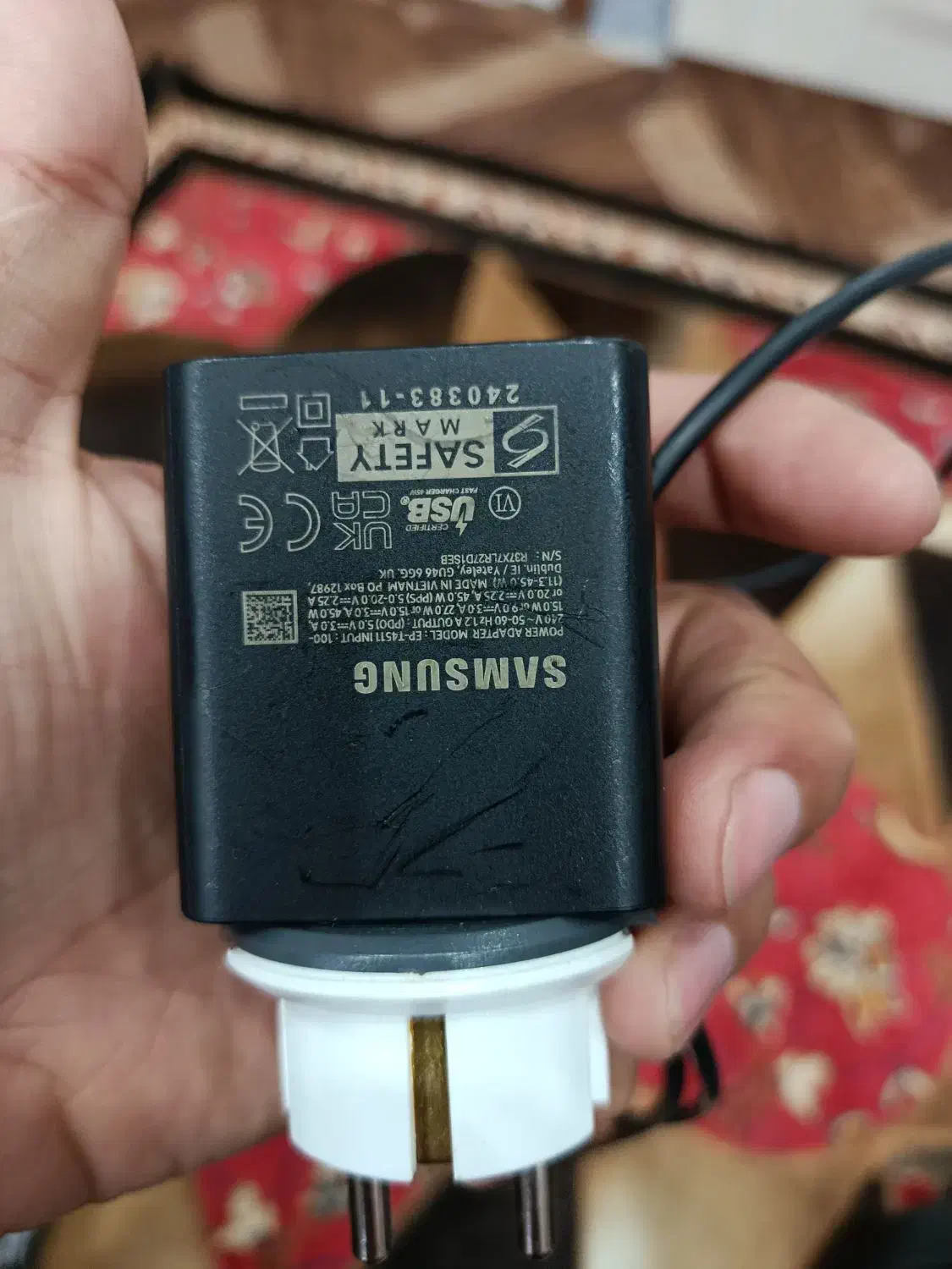 شارژکن فابریک s24ultra|لوازم جانبی موبایل و تبلت|اردبیل, |دیوار