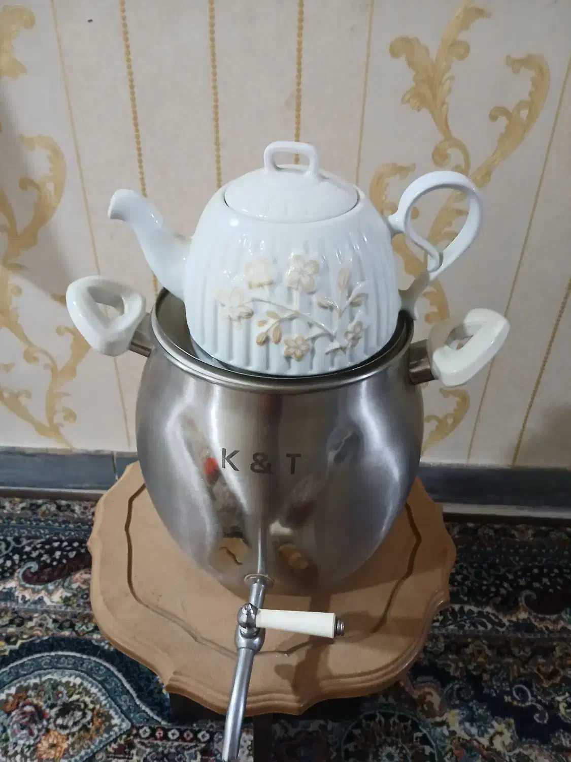 کتری قوری|قوری، کتری، قهوه‌ساز دستی|رشت, دروازه لاکان|دیوار