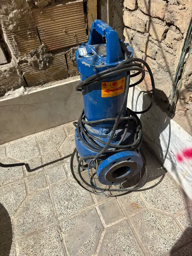 پمپ لجن کش ۳فاز مشخصات در عکس|ماشینآلات صنعتی|اسلامشهر, مظفریه|دیوار