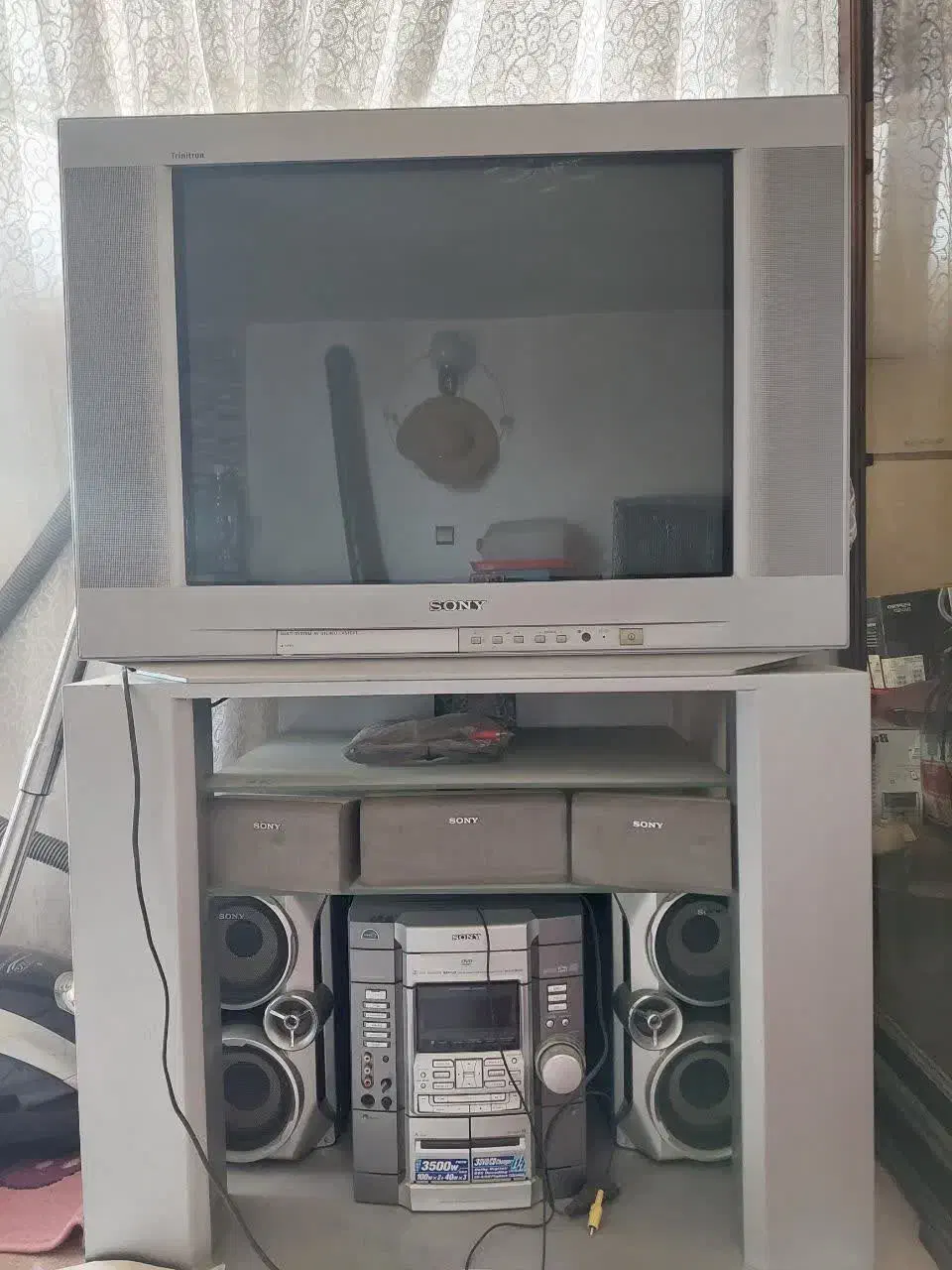 ست تلویزیون میز ضبط صوت|سیستم صوتی خانگی|اصفهان, شفق|دیوار