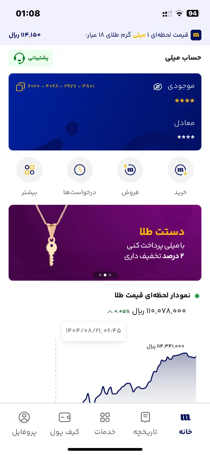 کار در منزل با درآمد طلا در لحظه (میلی)|کارت هدیه و تخفیف|تهران, سعادت‌آباد|دیوار