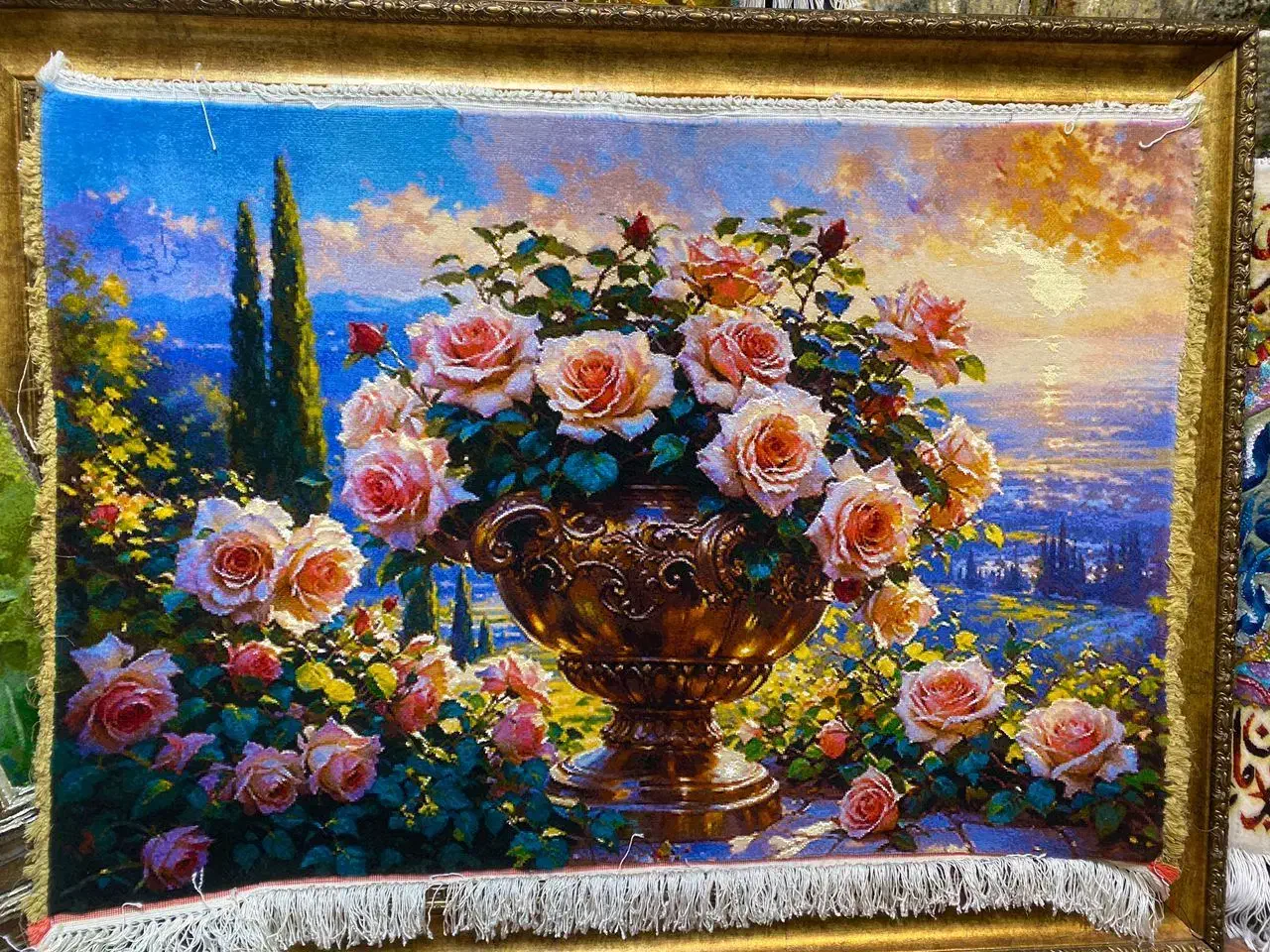 تابلو فرش ابریشم|تابلو فرش|تهران, جمهوری|دیوار