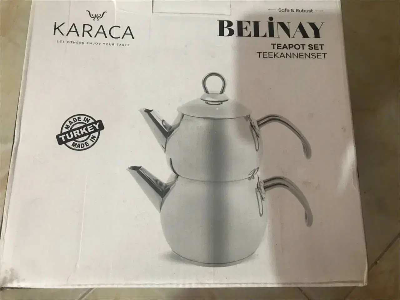 ست قوری و کتری کاراجا ترک|قوری، کتری، قهوهساز دستی|ساری, |دیوار