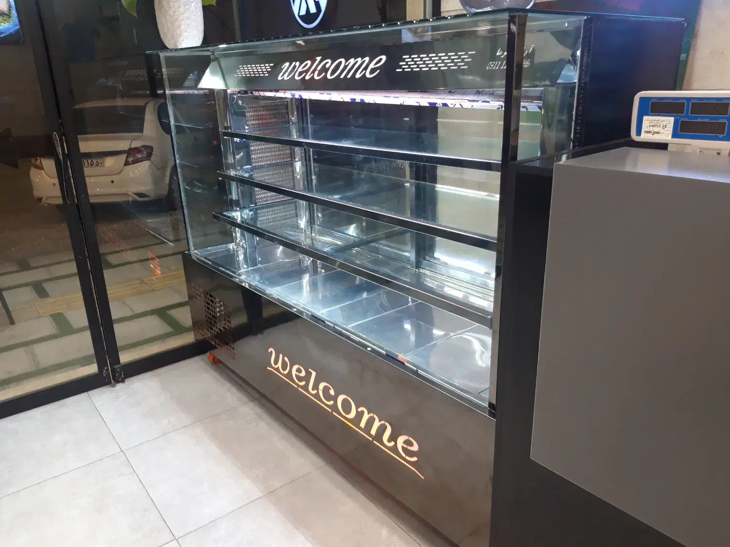 یخچال ویترینی ۲متری در حد نو|فروشگاه و مغازه|بابل, |دیوار