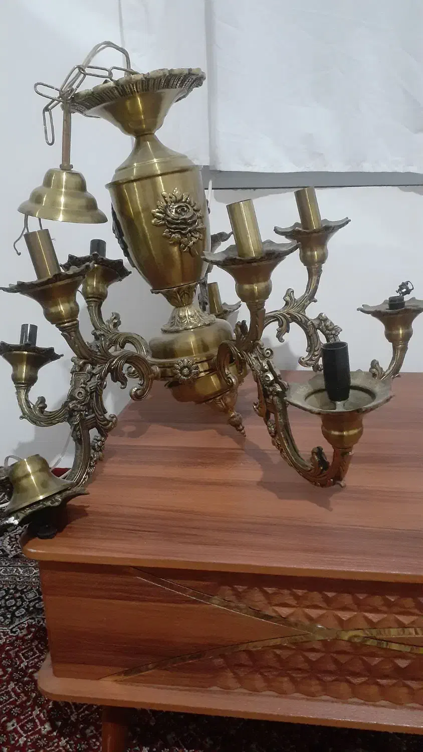 لوستر برنز|لوستر و چراغ آویز|سلماس, |دیوار