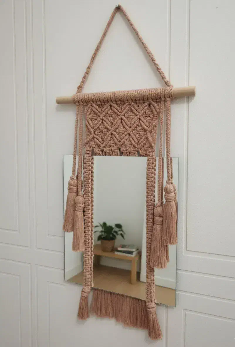 آینه مکرومه (سفارشی در ابعاد و رنگ دلخواه)|آینه|ری, حمزهآباد|دیوار