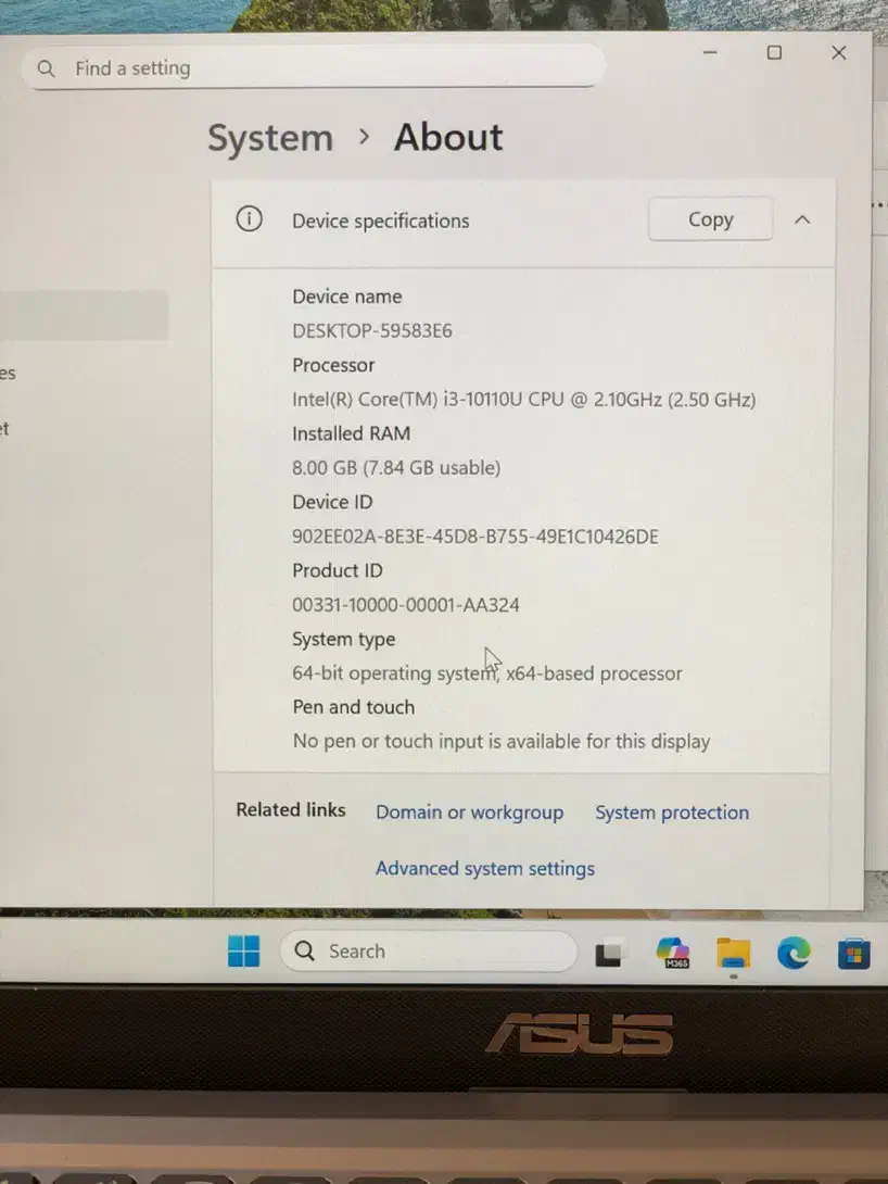ASUS R465F نسل دهم رم۸ هارد پرسرعت اس اس دی نونو|رایانه همراه|مشهد, راه آهن|دیوار