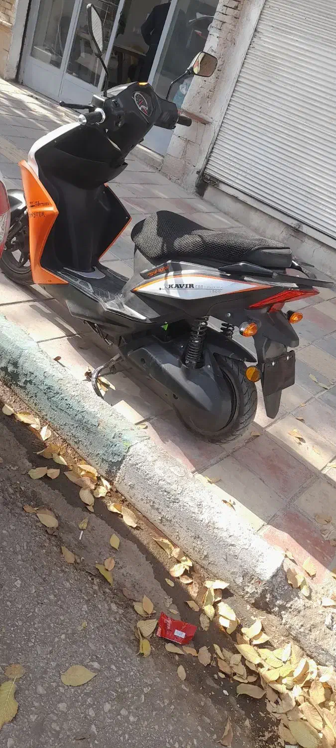 موتور برقی کویر مدل ES8   درحدنوتمیز بدون خط خش|موتورسیکلت|کرمانشاه, |دیوار