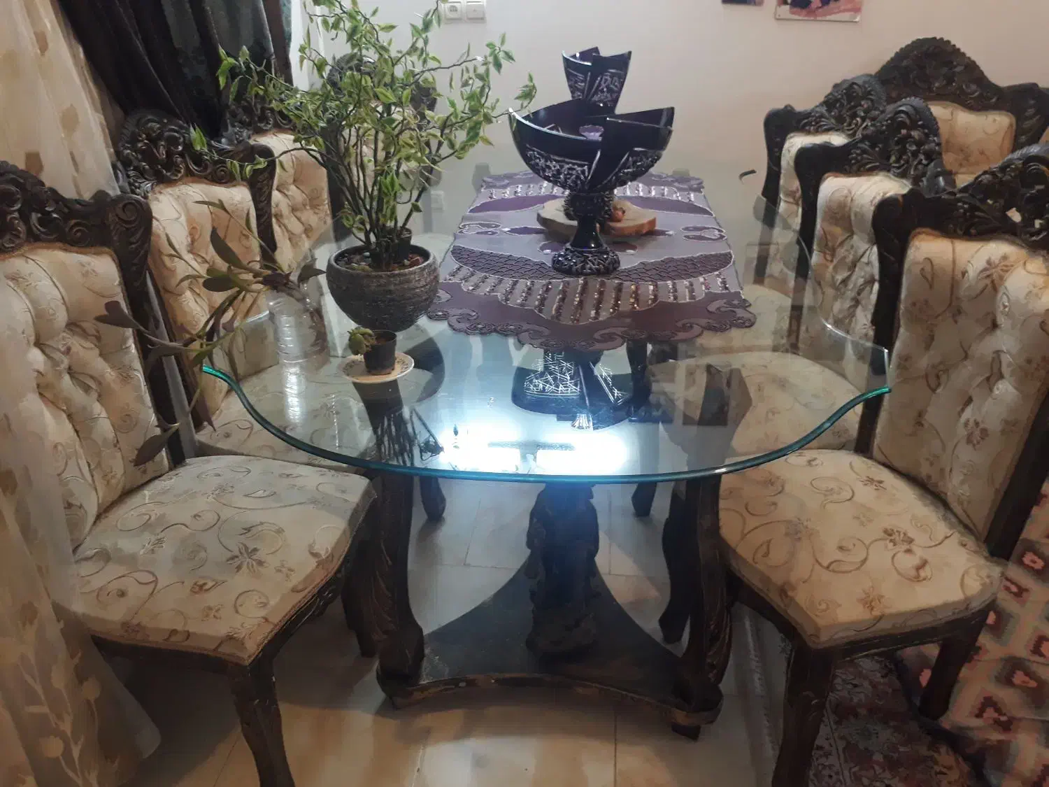 میز نهار خوری ۸ نفره|میز و صندلی غذاخوری|قزوین, |دیوار