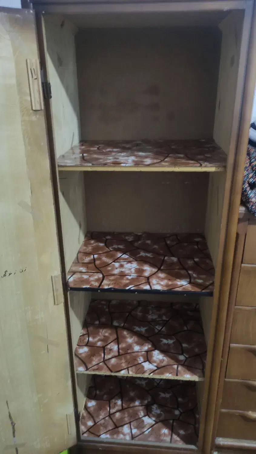 کمد چوبی|جاکفشی، کمد، دراور|قزوین, |دیوار