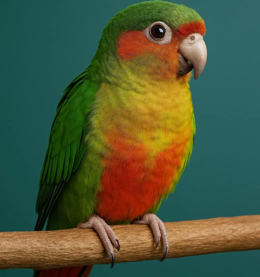 طوطی گرنچیک با قفس|پرنده|نور, |دیوار