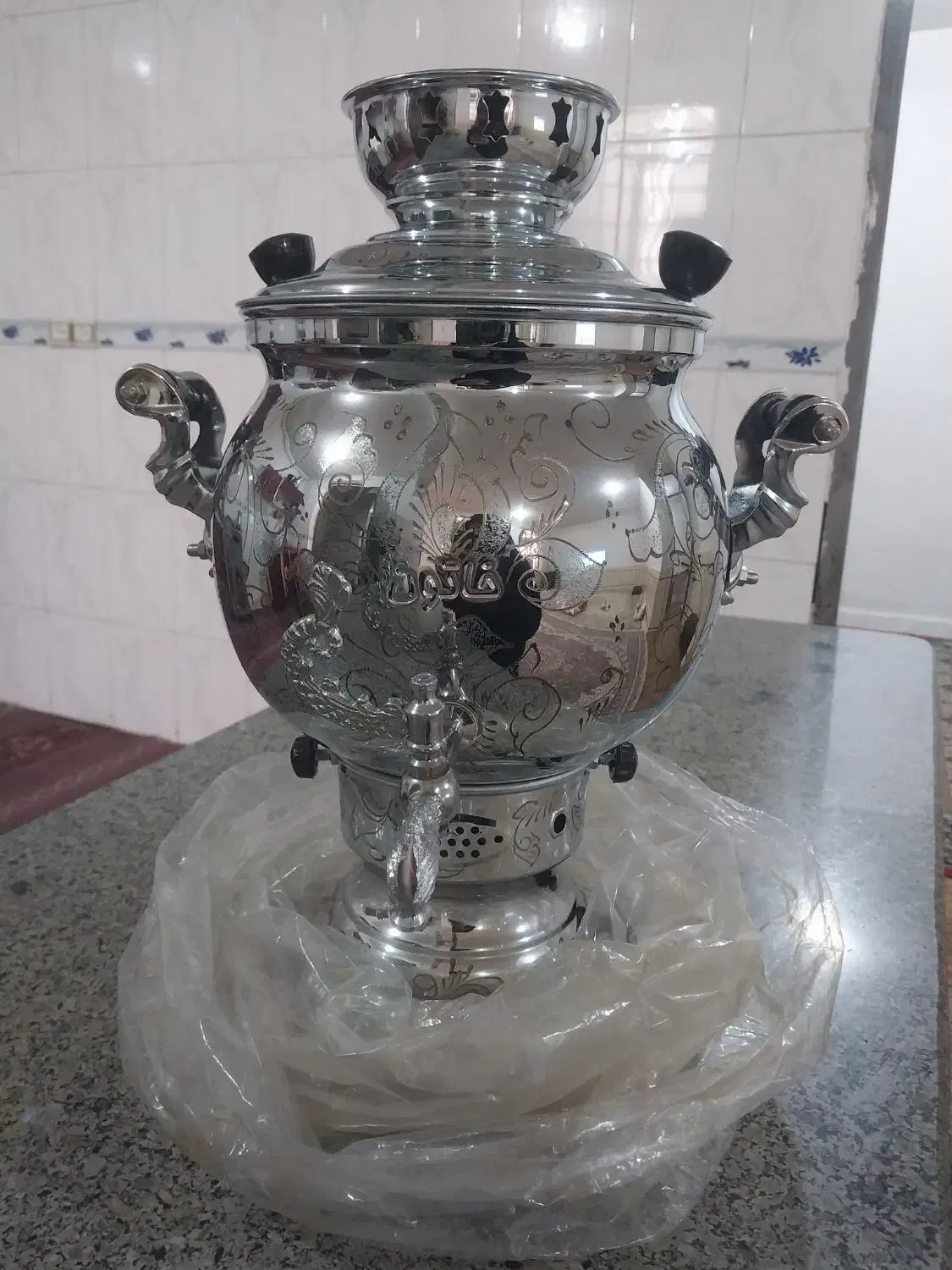 سماورگازی خاتون|سماور، چای‌ساز، قهوه‌ساز|اندیمشک, |دیوار