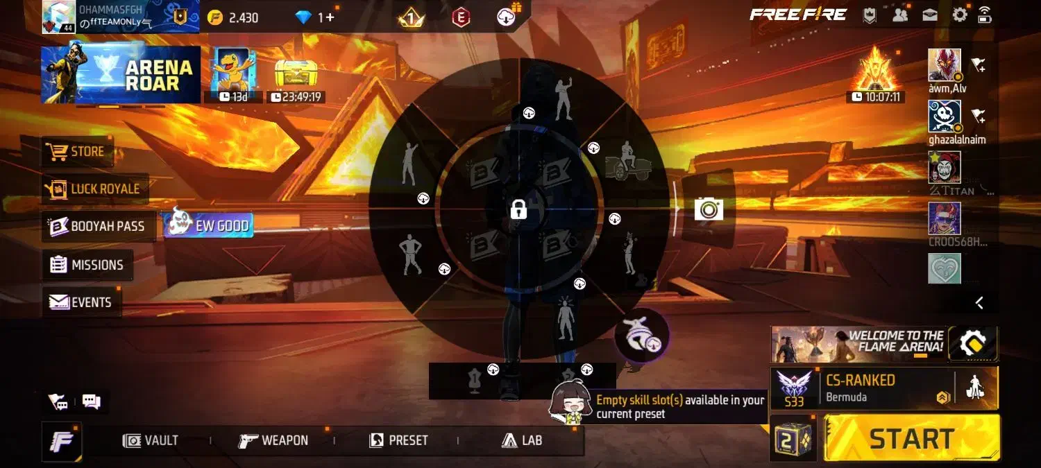 اکانت فری فایر|کنسول، بازی ویدئویی و آنلاین|قشم, |دیوار