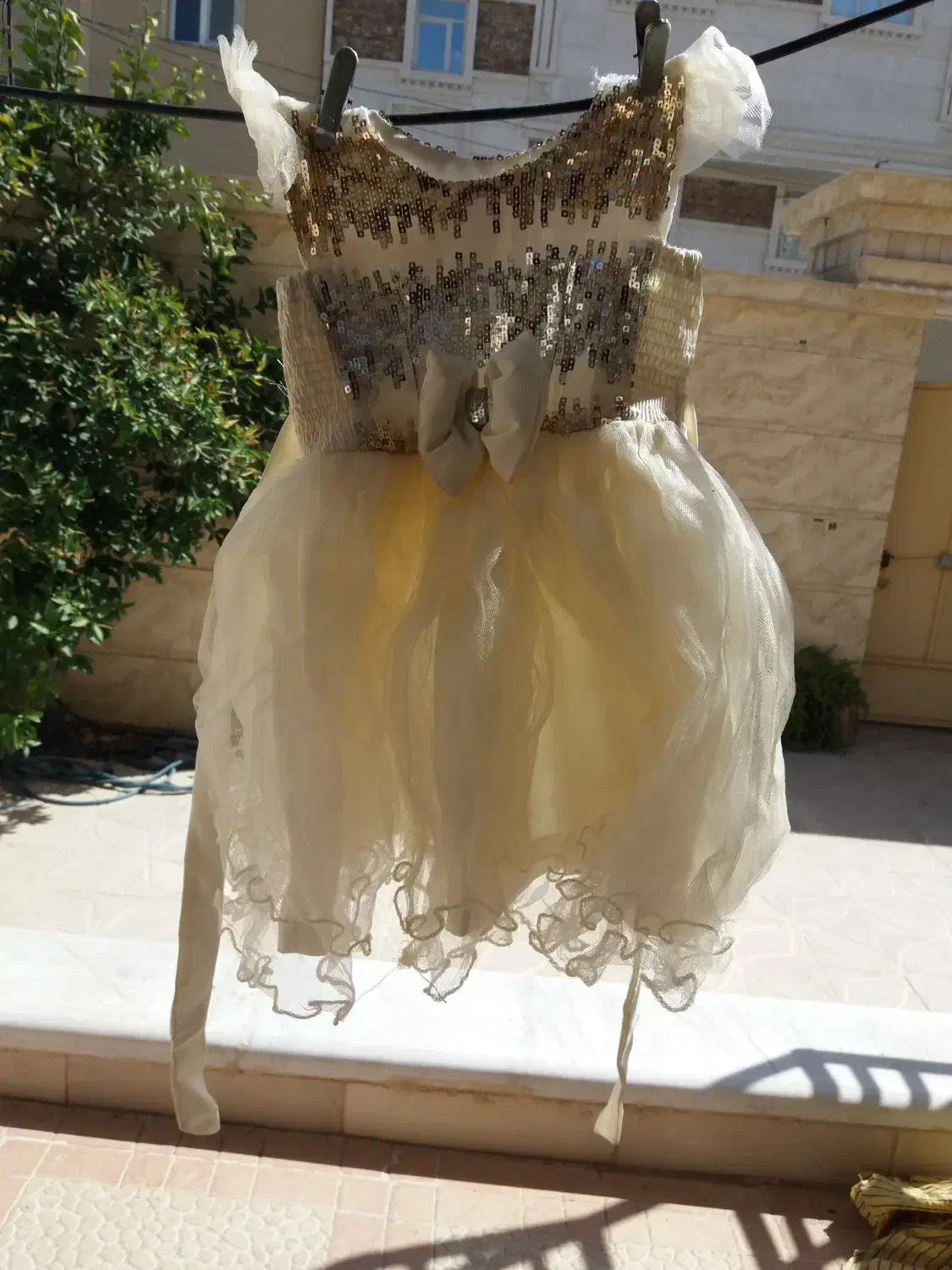 لباس عروس مناسب بچه 2ساله|کفش و لباس بچه|جهرم, |دیوار