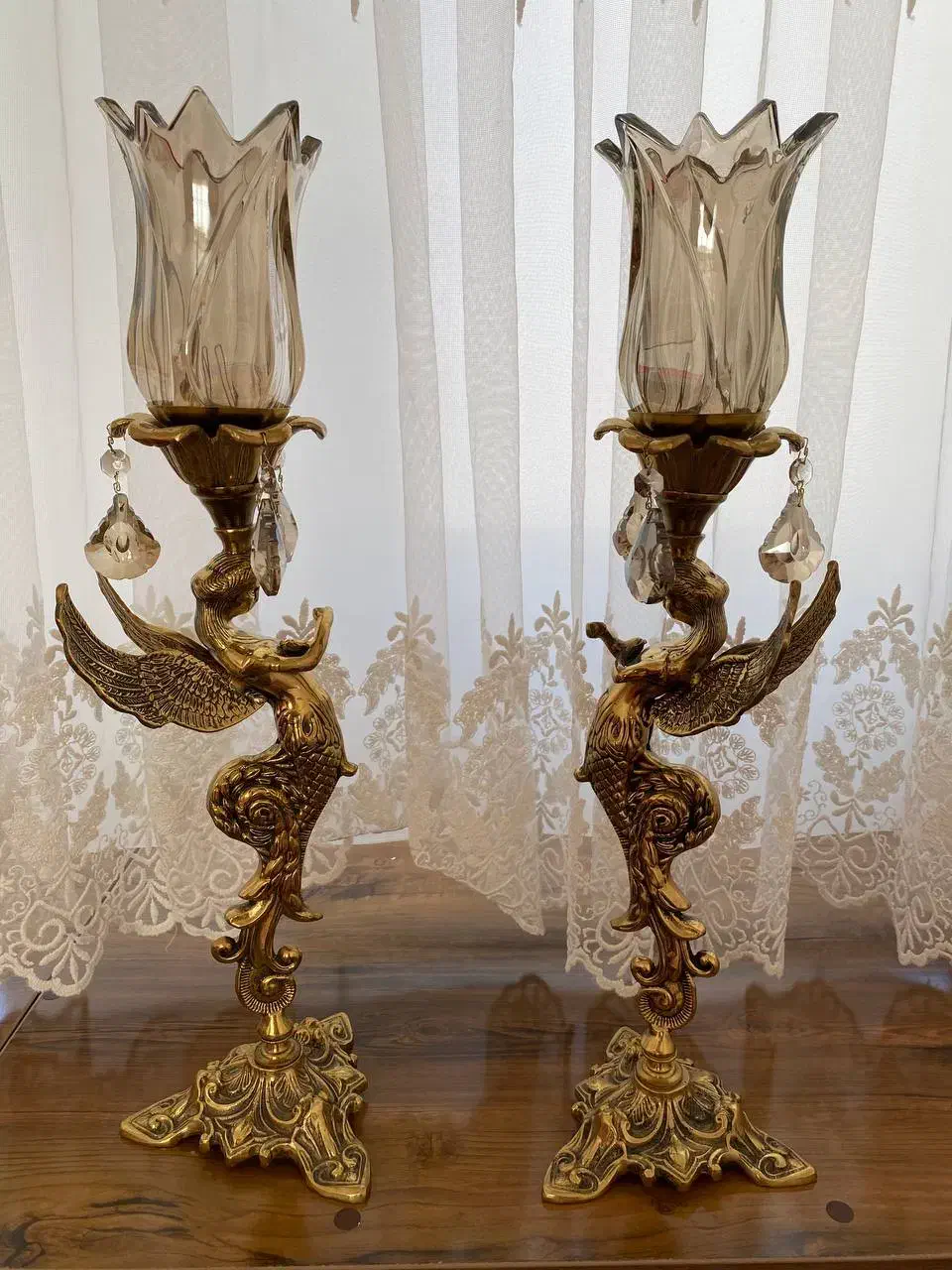 شمعدان برنز اصل|صنایع دستی و سایر لوازم تزئینی|خوی, |دیوار