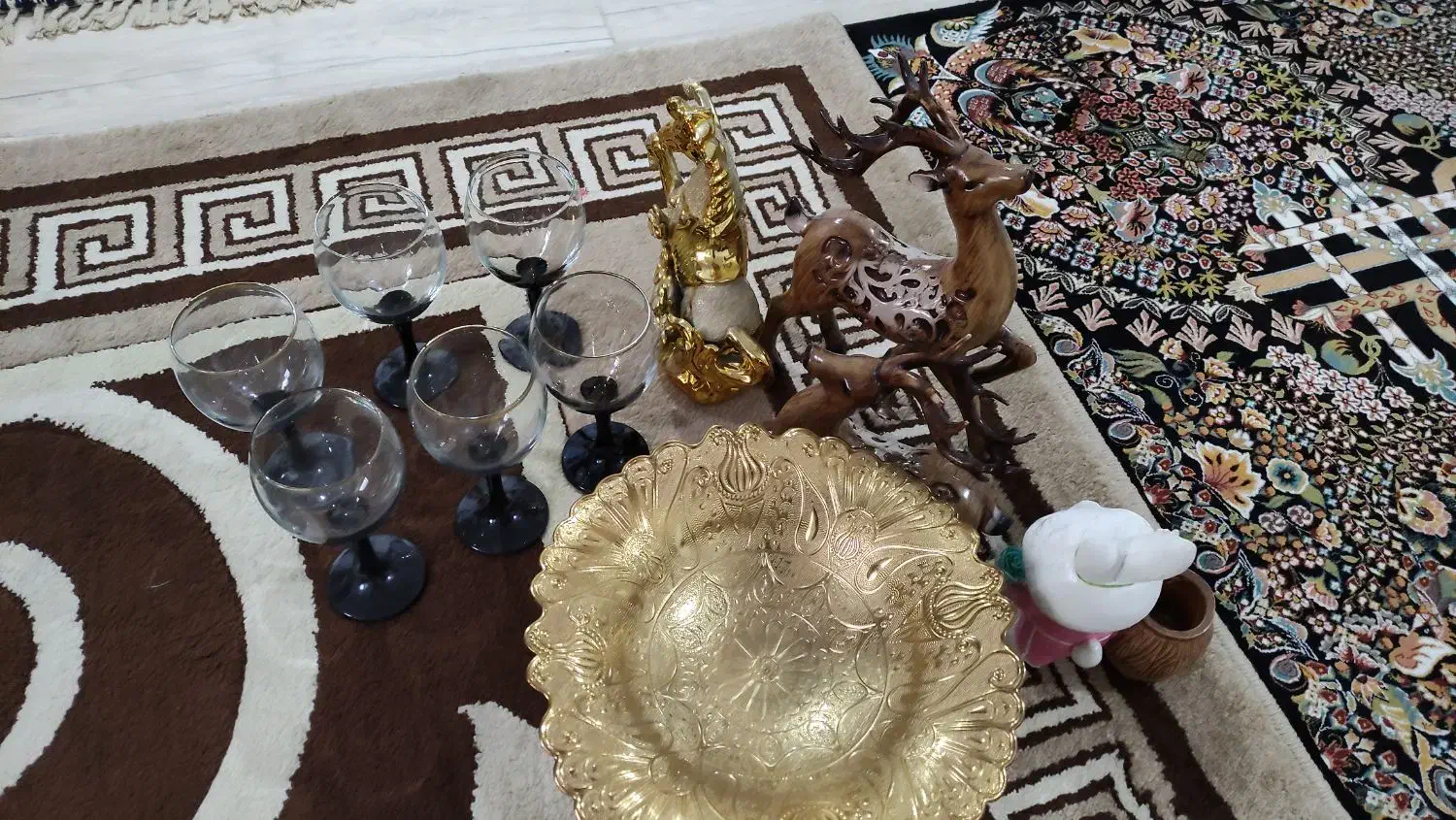 یک عدد میوه خوری شیک و زیبا و یک دست لیوان|ظروف سرو و پذیرایی|قرچک, مهدیه|دیوار