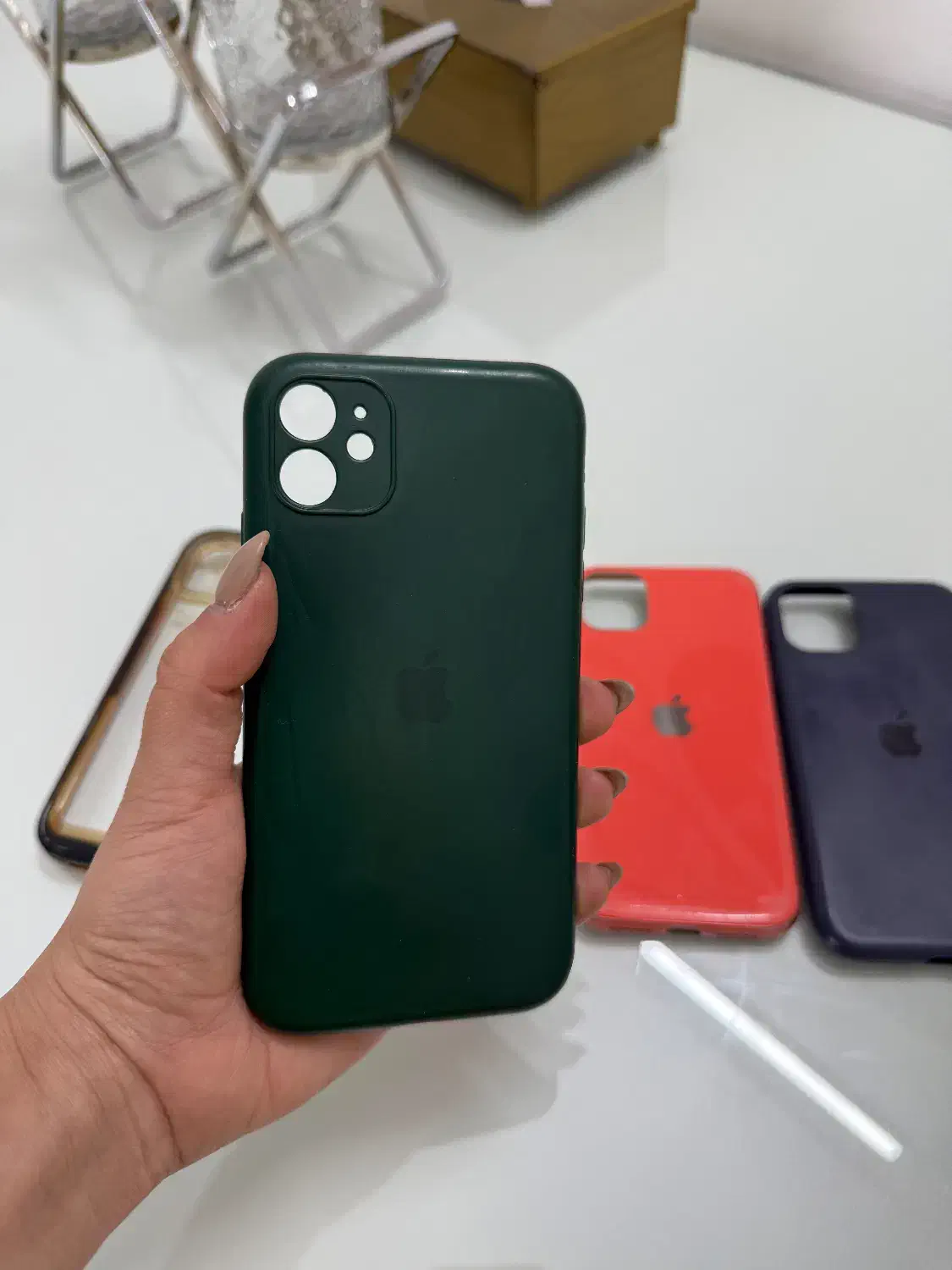 ۴ عدد قاب گوشی آیفون ۱۱ نرمال و محافظ لنز دوربین|لوازم جانبی موبایل و تبلت|شاهرود, |دیوار