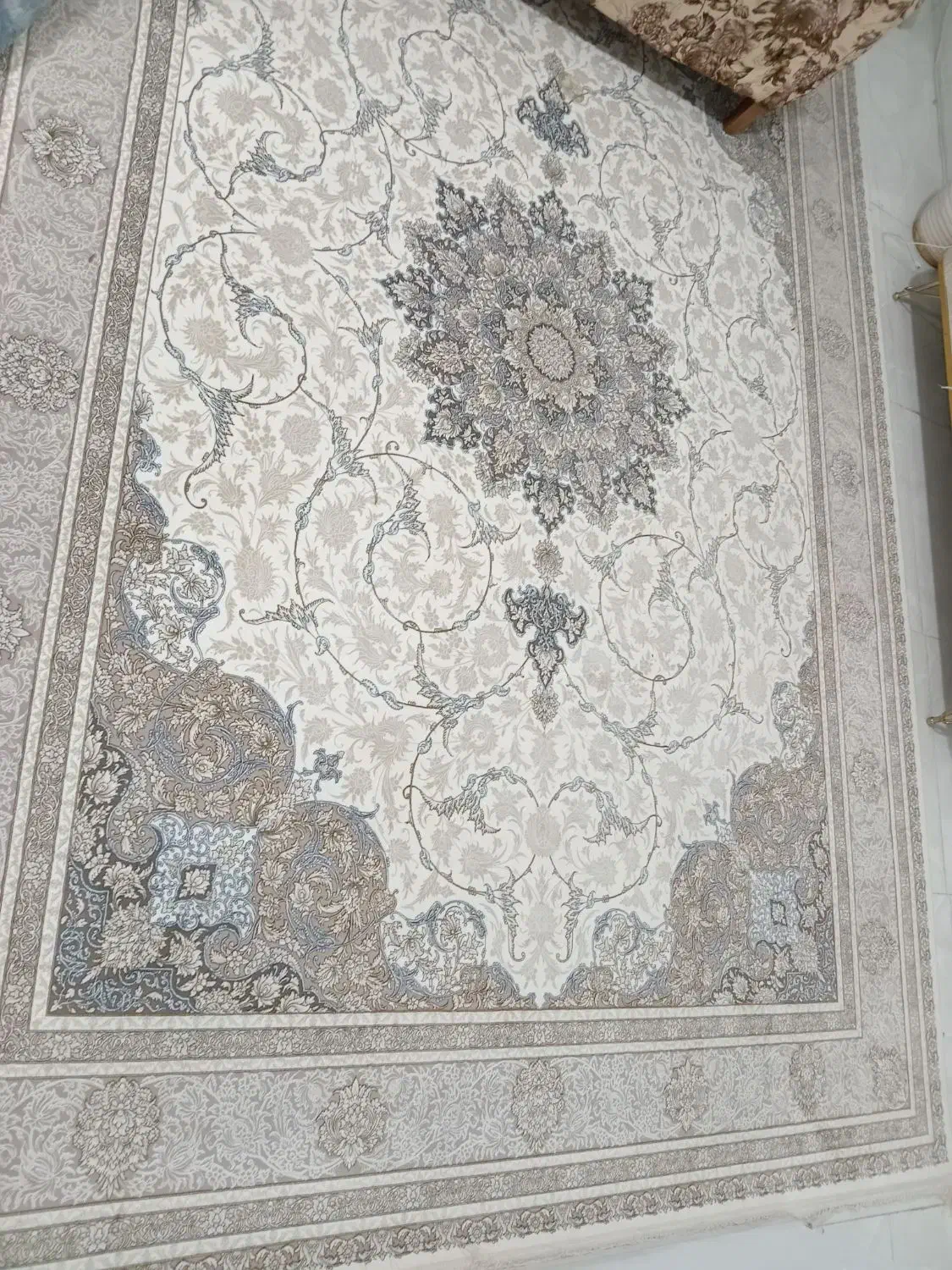 فرش نو نو ۱۲۰۰ شونه قیمت ۲۰ ملیون|فرش|دلیجان, |دیوار