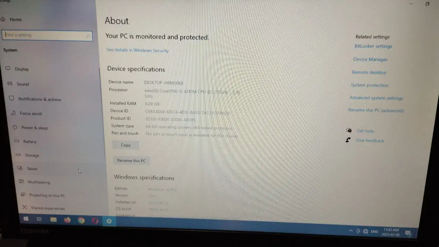 لپتاپ توشیبا|رایانه همراه|اهواز, زیتون کارگری|دیوار