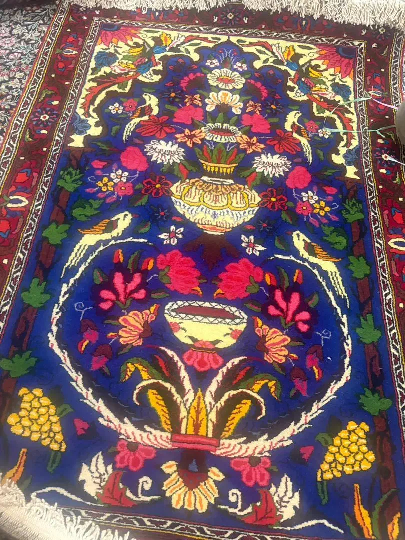 قالی دست بافت  تمیز و نو|فرش|اهواز, منبع اب|دیوار