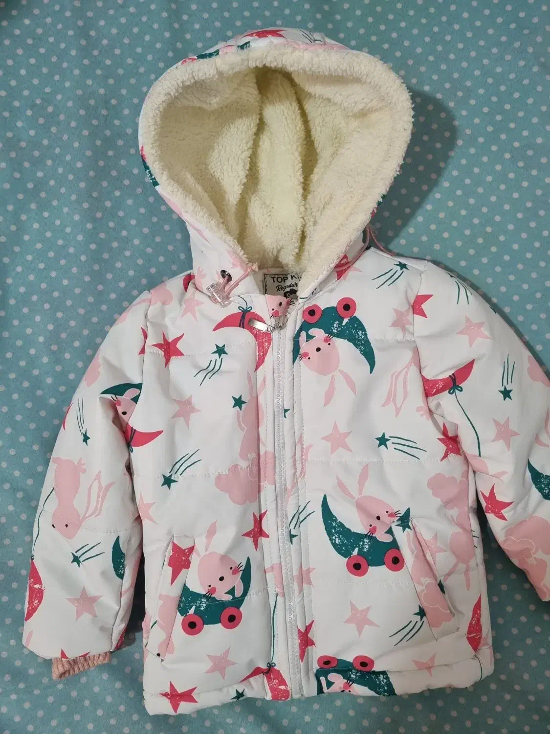 کاپشن نوی ضخیم دخترانه 1 تا 2/۵سال|کفش و لباس بچه|رشت, گلزاران|دیوار