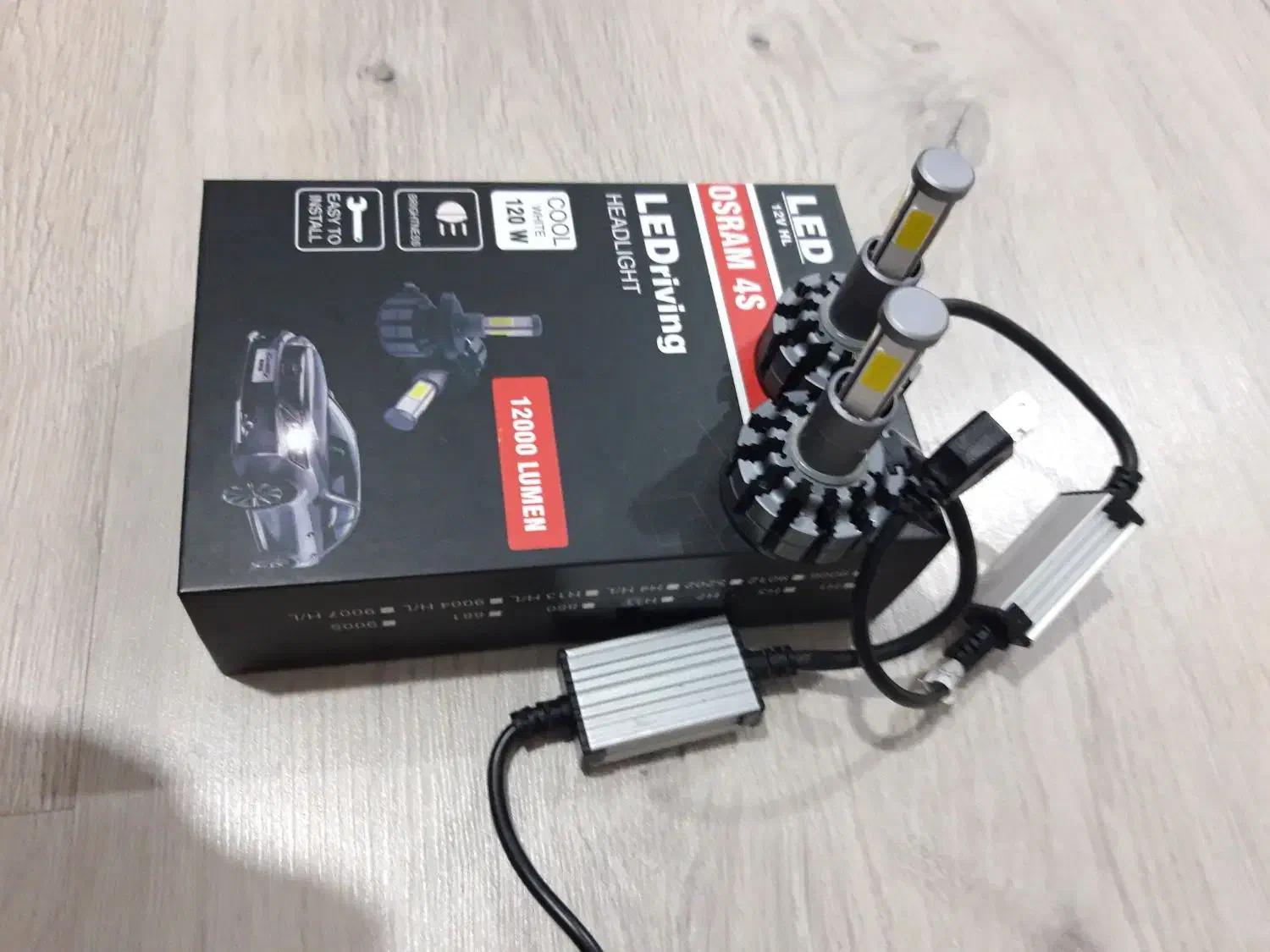 ۳ جفت هدلایت ۴طرفه درحد نو|قطعات یدکی و لوازم جانبی|تالش, هشتپر|دیوار