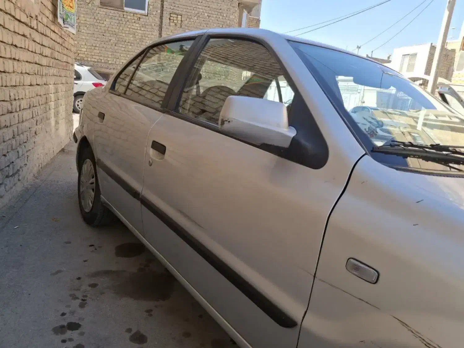 فروش فوری یامعاوضه سمند نقره ای|خودرو سواری و وانت|خمینیشهر, |دیوار