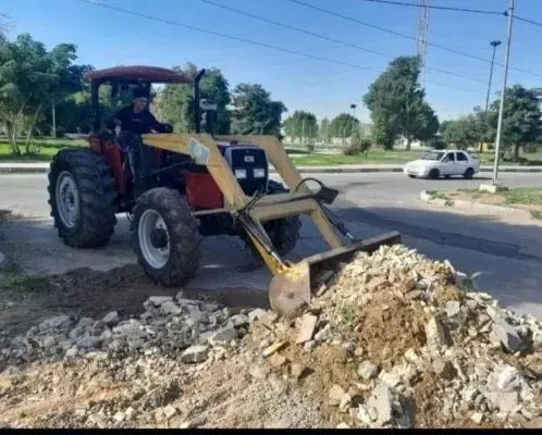 تراکتر جهت نخاله برداری خاک برداری|خدمات حمل و نقل|شادگان, |دیوار