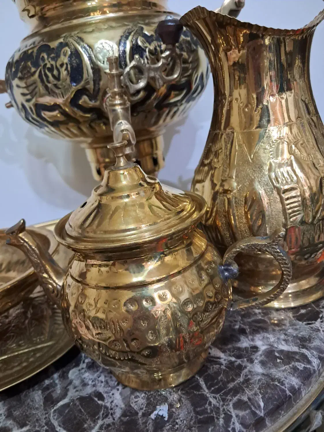 سماور ذغالی برنز حراج|حراج|تهران, جوادیه تهرانپارس|دیوار