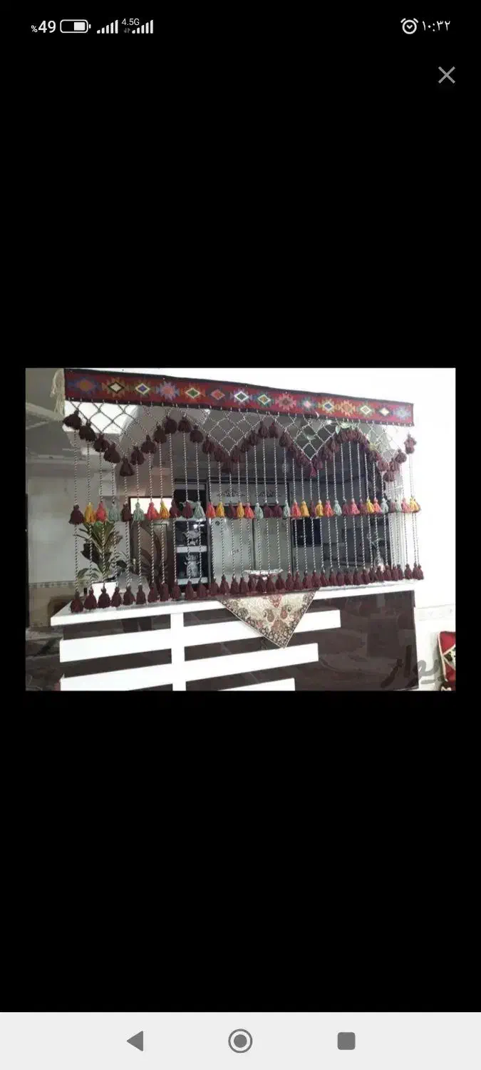 پرده سنتی|گلیم، جاجیم، گبه|اصفهان, فردوان|دیوار