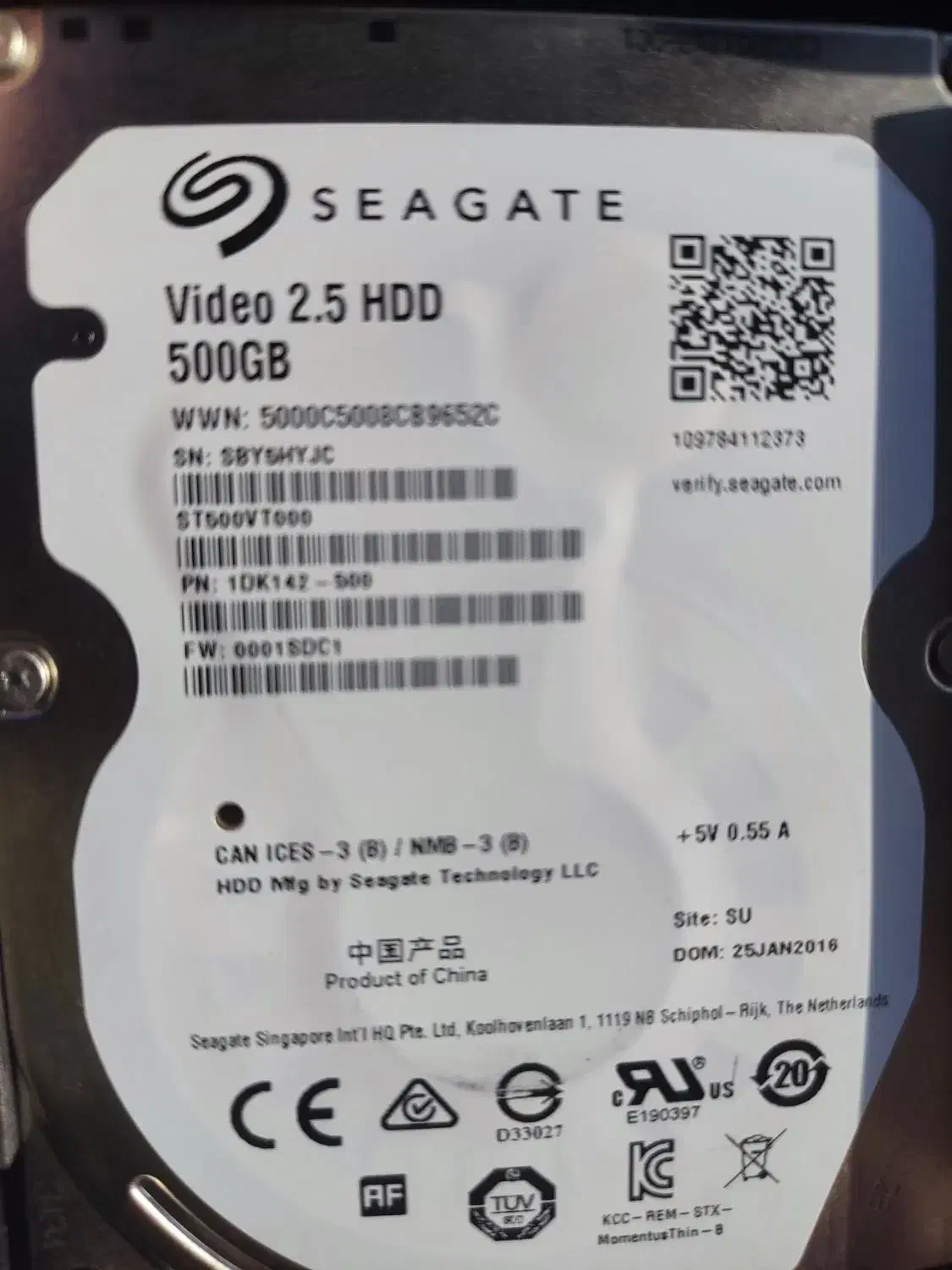 هارد سیگاته اصلی 500گیگ|قطعات و لوازم جانبی رایانه|ساوه, |دیوار