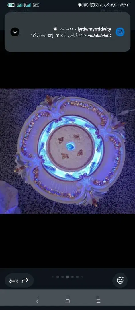 دور لوستر دور چراغ گچبری پیش ساخته گچ کاری نقاشی|لامپ و چراغ|تبریز, |دیوار