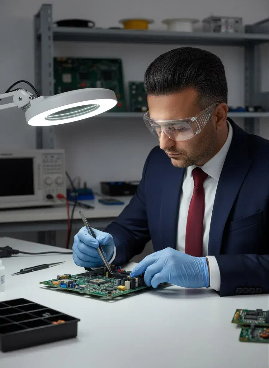 مهندس الکترونیک تعمیر هرنوع برد|خدمات پیشه و مهارت|اسفراین, |دیوار